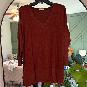 JODIFL Terracotta Knit Top